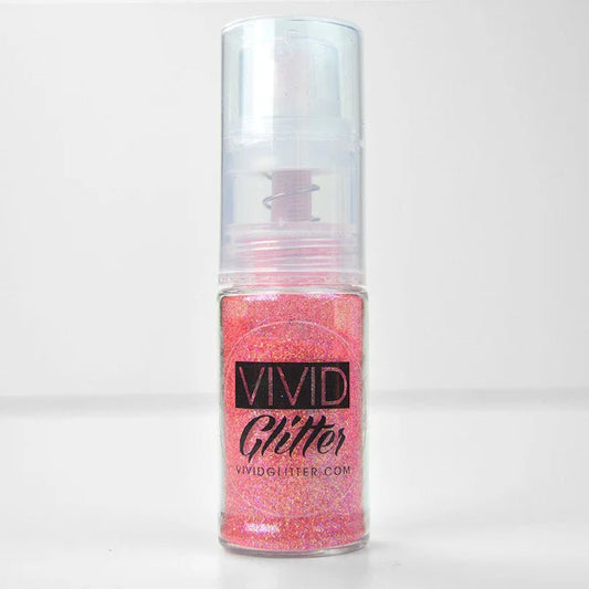 Fine Mist Spray Pump Vivid Glitter - Flamingo (7.5g)