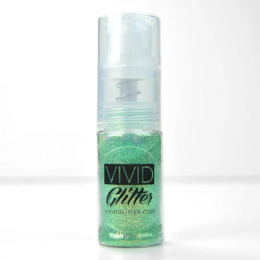 Fine Mist Spray Pump Vivid Glitter - Golden Mint (7.5g)