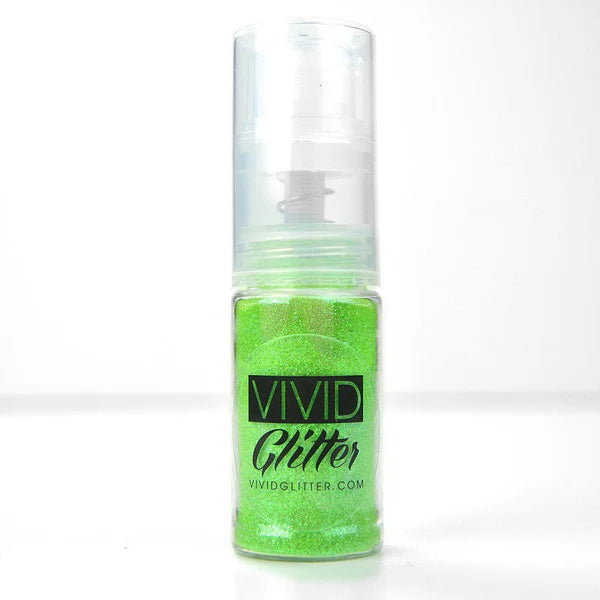 Fine Mist Spray Pump Vivid Glitter - Lime (7.5g)