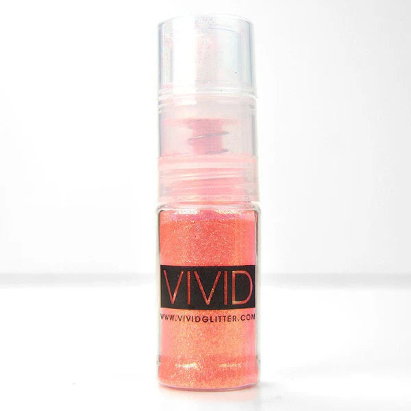 Fine Mist Spray Pump Vivid Glitter - Tangerine (7.5g)