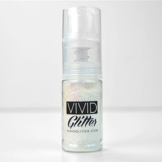 Fine Mist Spray Pump Vivid Glitter - White Holo (7.5g)